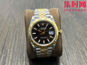 劳力士 VS日志41系列 间金黑盘 男士腕表 3235机 五珠带 表径41mm