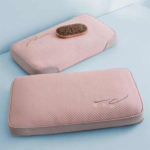 【79元2个】清凉冰豆豆纯荞麦枕 贴合颈椎舒缓解压草本助眠护颈枕 商品图6