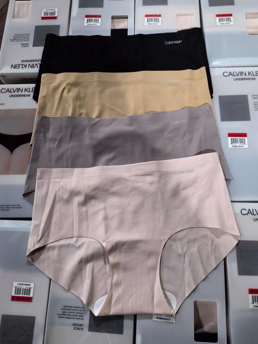 原单正品CK莫代尔四条盒装女士内裤
颜色：黑色，肤色，粉色，灰色
裆部：石墨烯底裆
尺码M-XL
特价💰99一盒包邮。 商品图1
