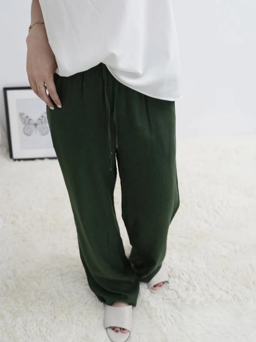 LPIUTY品牌直发！亚麻直筒阔腿裤 C22107 商品图4