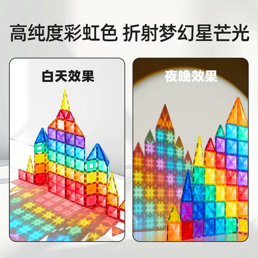 mideer弥鹿MD1638彩窗-光影艺术磁力片80pcs 商品图4