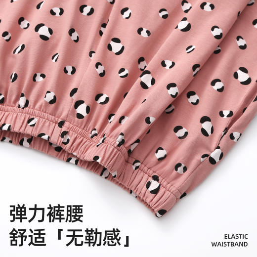 芬腾女大睡衣夏季爆款2025新款短袖长裤女款可爱可外穿家居服套装 商品图4