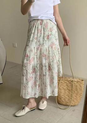 LPIUTY品牌直发！释放浪漫~秀场限定清透玫瑰半裙 C21925088