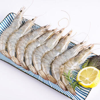 禧美海产白对虾 无冰净重400g/盒 22-27只 盐冻锁鲜 烧烤 烧烤轻食 海鲜 商品图4