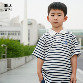 浙江大学小小浙大人系列像素奇趣POLO衫