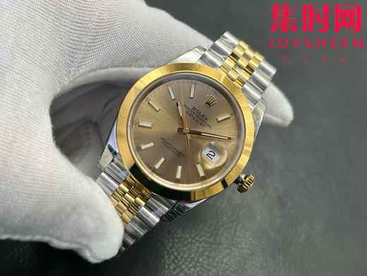 劳力士 VS日志41系列 间金光圈 香槟金盘 男士腕表 3235机 五珠带 表径41mm 商品图2