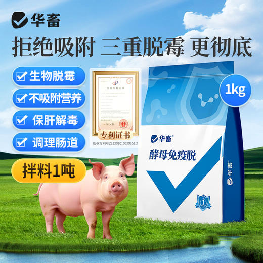 华畜 酵母免疫脱2斤 拒绝吸附三重脱霉更彻底 商品图2