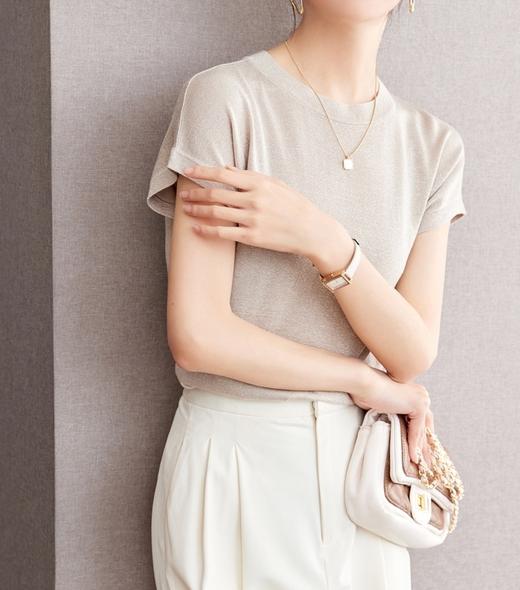 哥弟同款天丝桑蚕丝星空针织衫 商品图1