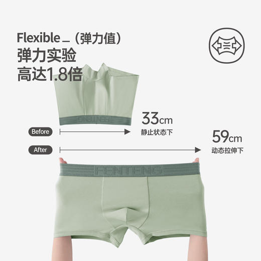 吸湿排汗 7A抑菌 | 2025新款芬腾男士内裤 纯棉7A抑菌舒适 中高腰四角短裤 3条装 [贴身衣物，非质量问题不支持退换，介意慎拍！] 商品图0
