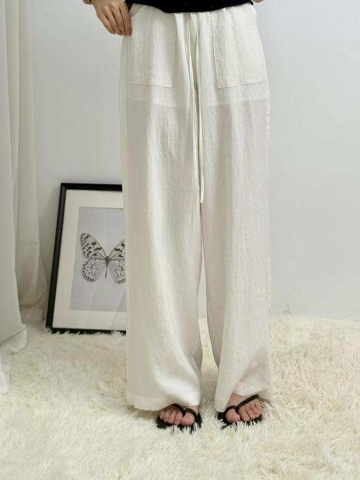 LPIUTY品牌直发！老钱缪斯~极奢亚麻天丝休闲裤 C21925087 商品图3