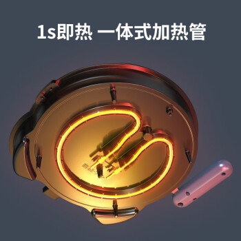 利仁（Liven）电饼铛家庭用可拆洗30mm加深电饼档蒸汽盘双面煎烤煎饼锅烤肉三明治早餐机LR-D3088S /家用电器 /厨房小电 /电饼铛