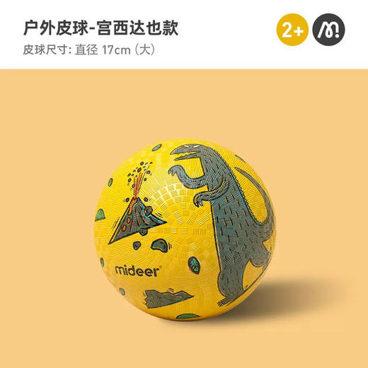 mideer弥鹿MD6074户外皮球 你看起来好像很好吃（大） 商品图5