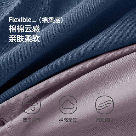 吸湿排汗 7A抑菌 | 2025新款芬腾男士内裤 纯棉7A抑菌舒适 中高腰四角短裤 3条装 [贴身衣物，非质量问题不支持退换，介意慎拍！] 商品图2