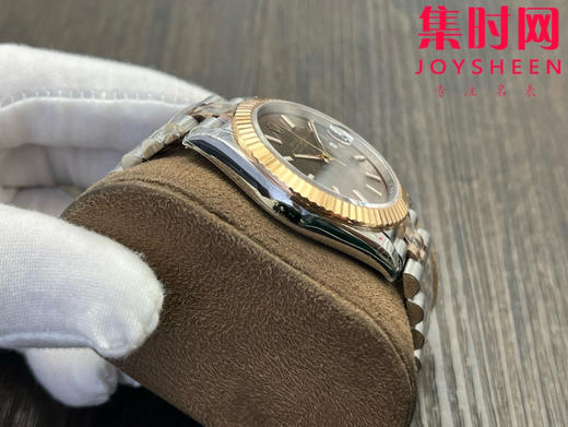 劳力士 VS日志41系列 间玫金咖啡 男士腕表 3235机 五珠带 表径41mm 商品图4