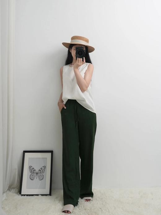 LPIUTY品牌直发！亚麻直筒阔腿裤 C22107 商品图2