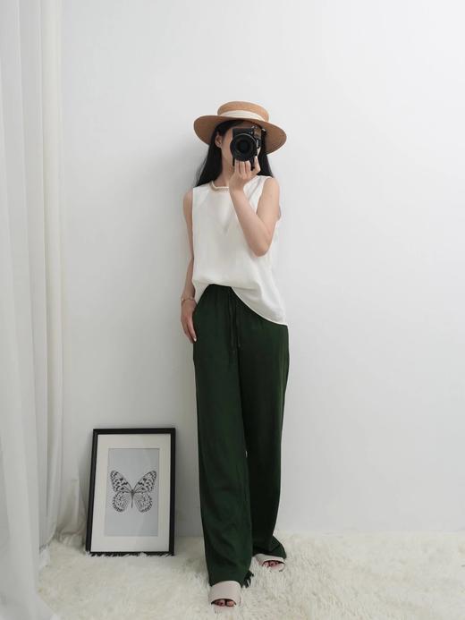 LPIUTY品牌直发！亚麻直筒阔腿裤 C22107 商品图1