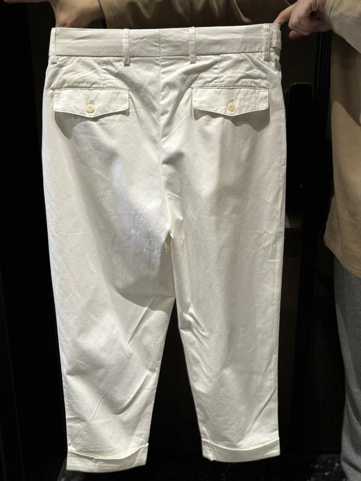 9分白色廓形裤（波哥穿33） 商品图11