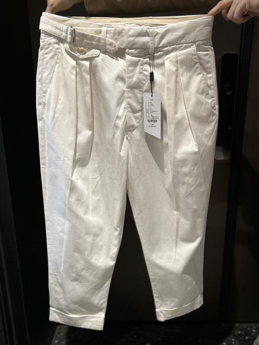 9分白色廓形裤（波哥穿33） 商品图6