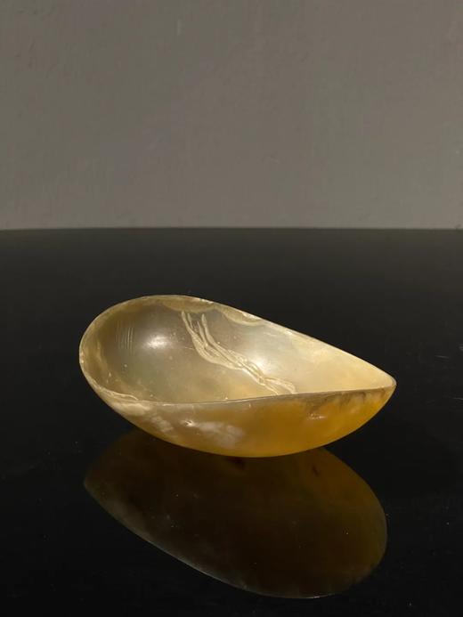 天然淡黄色牛角雕茶勺，顺丰包邮 商品图10