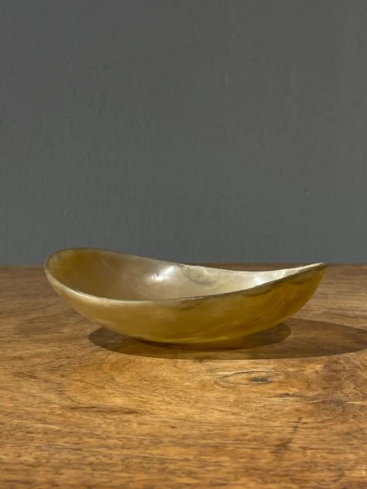 天然淡黄色牛角雕茶勺，顺丰包邮 商品图12