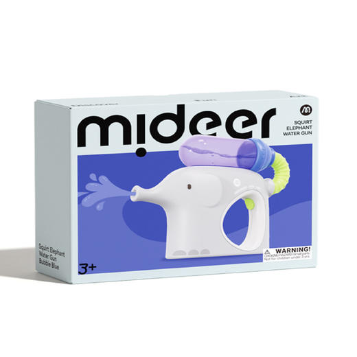 mideer弥鹿MD1440喷泉小象电动水枪（气泡蓝） 商品图0