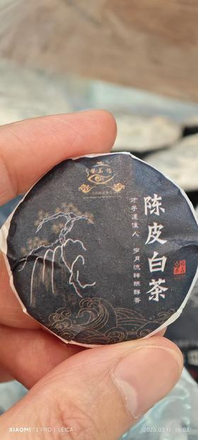 拾月陈皮——陈皮白茶