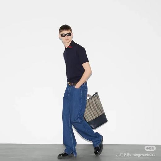 G家 撞色衣领 短袖POLO衫 Z-15407 商品图4