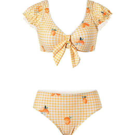 sisia2025新款泳衣女士高级感显瘦性感绝美泡温泉分体比基尼泳衣SWB24-06A 商品图9