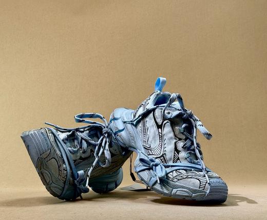 中性款3xl Gradient 布面做旧破坏运动鞋004 商品图2