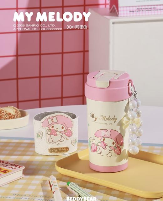 【品牌直发】【杯具熊美乐蒂联名系列】双饮杯/学饮杯/咖啡杯/保温杯 公主可爱儿童学生316不锈钢 商品图6