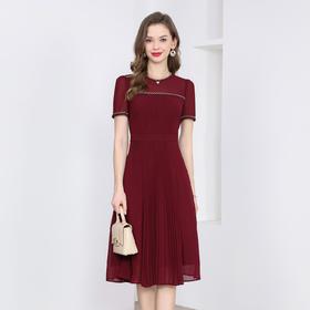 「高货deo」全新升级【铂金会员367/天猫499/差价132】(12511)洛诗琳高级感雪纺连衣裙2025夏季新款显瘦气质优雅连衣裙