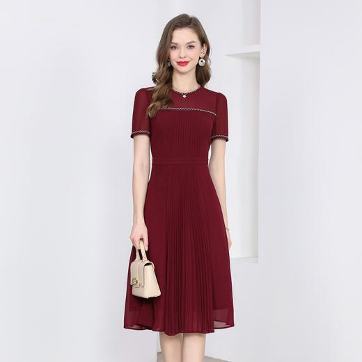 「高货deo」全新升级【铂金会员367/天猫499/差价132】(12511)洛诗琳高级感雪纺连衣裙2025夏季新款显瘦气质优雅连衣裙 商品图0