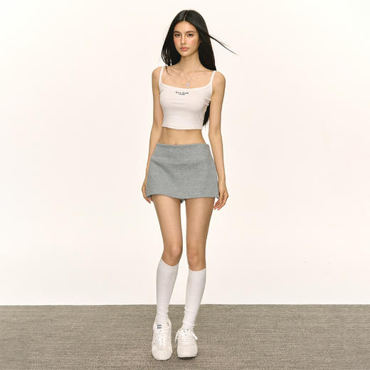 Ariseism 美式复古运动舒适a字半身裙女2025夏季新款包臀短裙子 商品图4