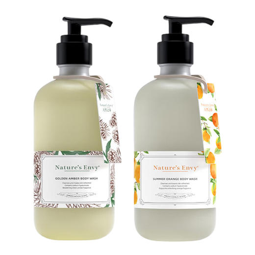 美国进口天然之扉香氛沐浴露532ml【纯净琥珀丨夏日清橙】（满一件赠同品牌夏日清橙香氛沐浴露50ml） 商品图5