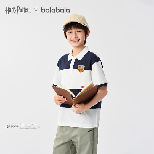 巴拉巴拉童装儿童短袖T恤2025夏款POLO衫男 商品图0