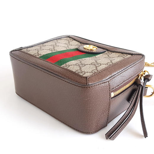 【95新】Gucci古驰Ophidia系列602576老花Ophidia相机包盒子包单肩斜挎包女士现售价：4700！260525NJM05 商品图7