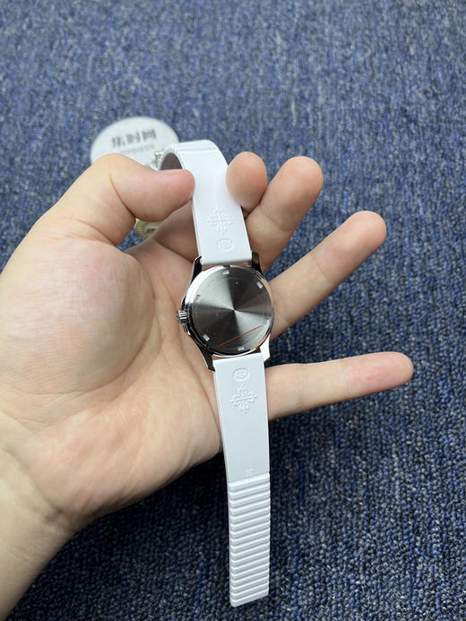 PPF百达翡丽AQUANAUT系列 白手雷5067A女士石英腕表 原装拆解开模 商品图6