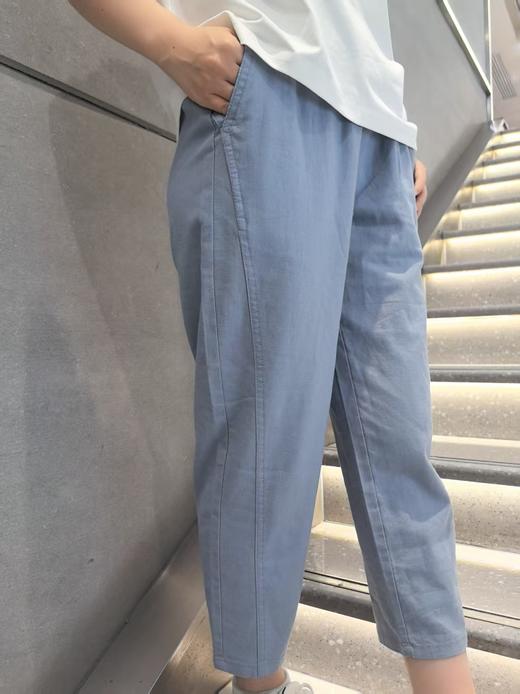 佐丹奴女装25年新款棉麻梭织休闲裤05425228 商品图7
