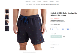 鲨鱼 小鲨鱼 速干透气 短裤/五分裤/沙滩裤 PSS175