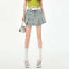 罗蒙女士夏季牛仔短裙休闲通勤高腰收腹显瘦A字裙修饰腿型女裙子 商品缩略图1