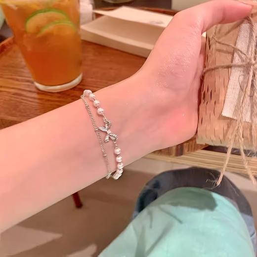 【YW】无忧购39元5件花朵系列山茶花镶钻碎银手链（截单后3-5天发货) 商品图6