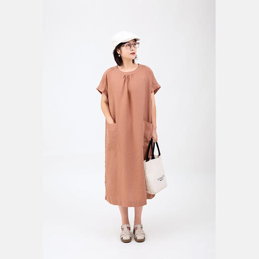 定制汉麻连衣裙 商品图0