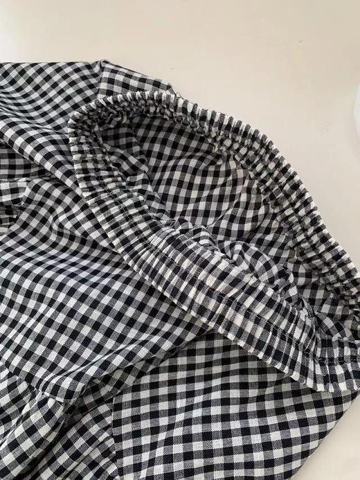 亚麻棉格纹半身裙 C21925112 商品图5