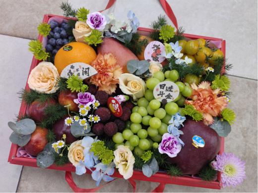 金榜题名水果礼盒（红方盒） 商品图1