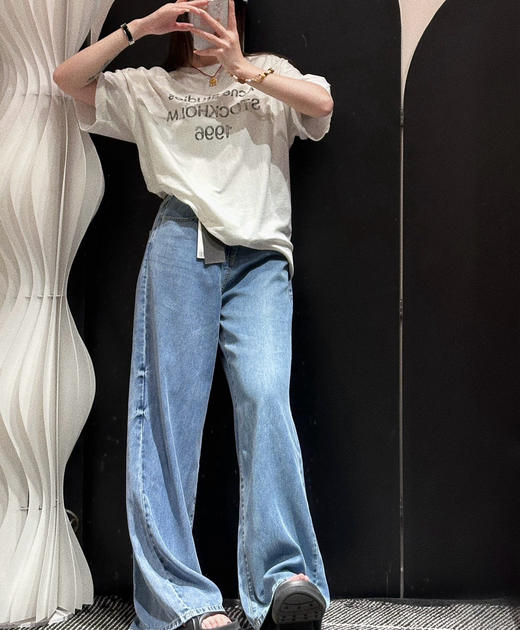 江南布衣天丝面膜牛仔裤060201 商品图2