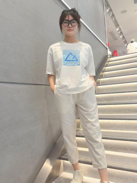 佐丹奴女装25年新款棉麻梭织休闲裤05425228 商品图6