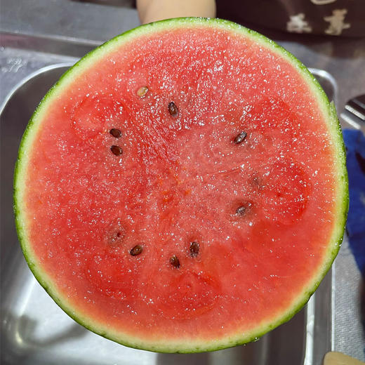 小糖丸西瓜约1.4kg/个（皮薄汁多，沙脆爽口） 商品图1