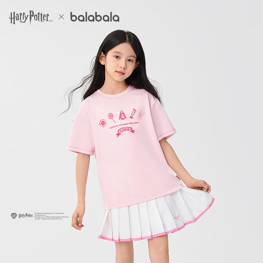 巴拉巴拉儿童短袖女童t恤2025新款夏装速干 商品图3