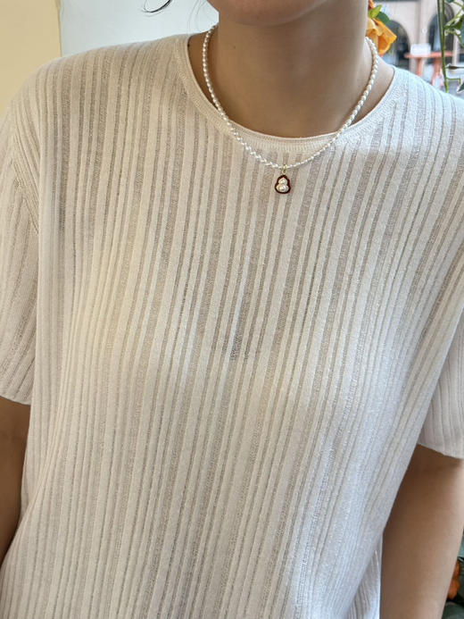 62-8 一手货 618极限特惠 夏天的极光小米珠项链 温润高级灵动 超性价比 商品图12