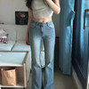 「K」洛诗琳44700进口面料微辣牛仔裤2025夏季高腰显瘦裤子2401 商品缩略图2